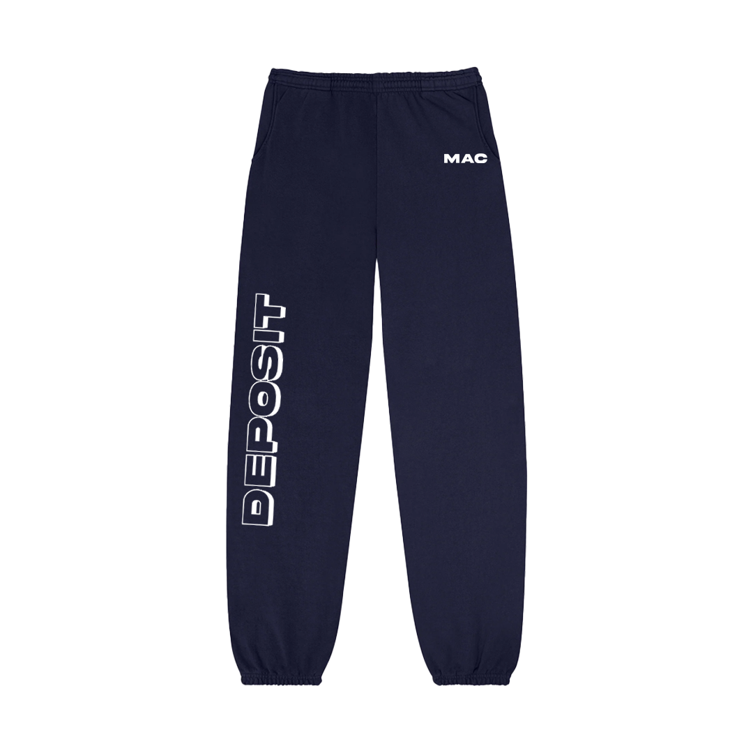 "Send the Deposit" Sweatpants (Navy)